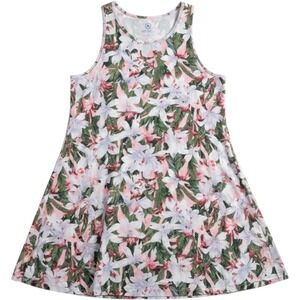 5Fin Tropical Flamingo Dress Womens Large Pink Excellent Sleeveless Performance